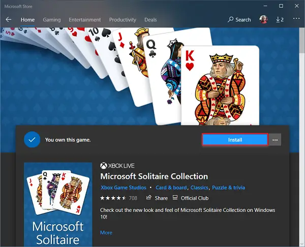 microsoft solitaire collection windows 10 won t open