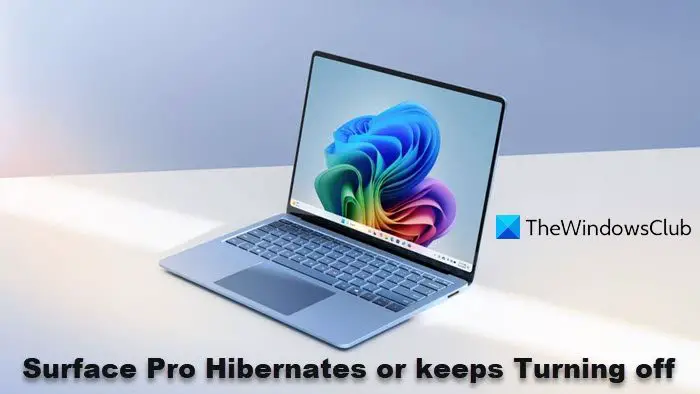 Surface Pro Hibernates or keeps Turning off randomly