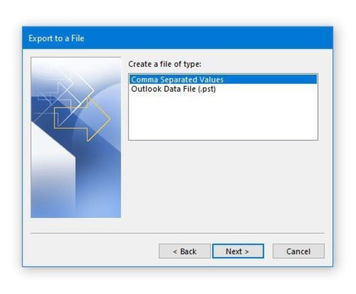 How To Export Outlook Calendar In Csv File On Windows 10