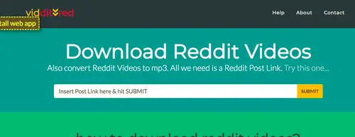 how tp download a reddit video