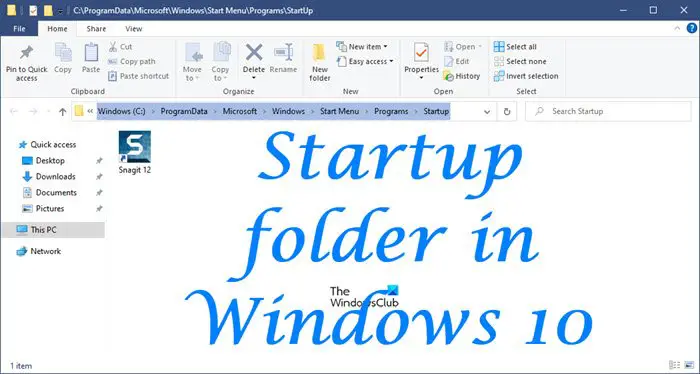 Startordner In Windows 10