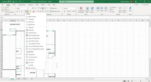 Создание планограммы в excel