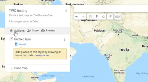 create custom map google