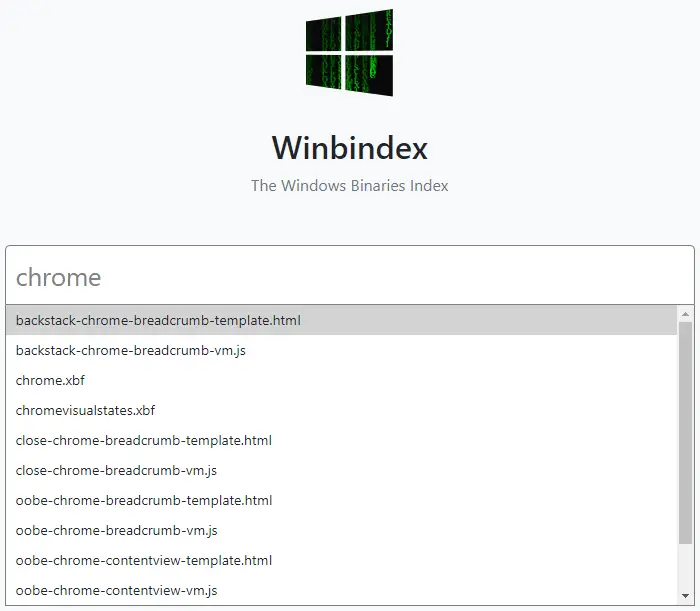 Téléchargez Des Fichiers Windows Individuels De Microsoft Avec Winbindex