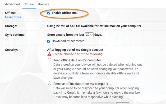 Email is stuck in the Outbox of Gmail