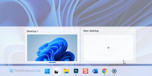 How to Create, Delete, Use Virtual Desktops in Windows 11/10