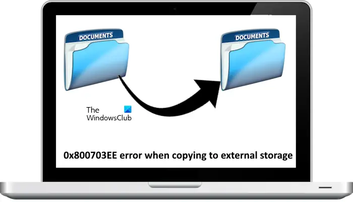 0x800703EE error when copying