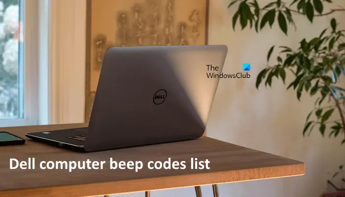 Dell computer beep codes list