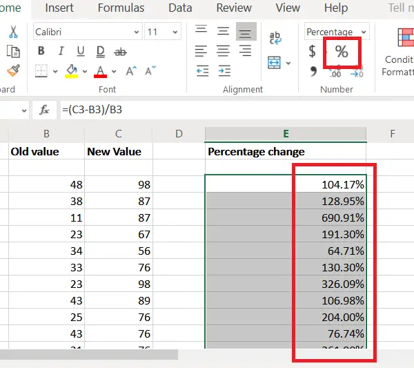 How Do You Calculate Percentage Increase Or Decrease In Excel 