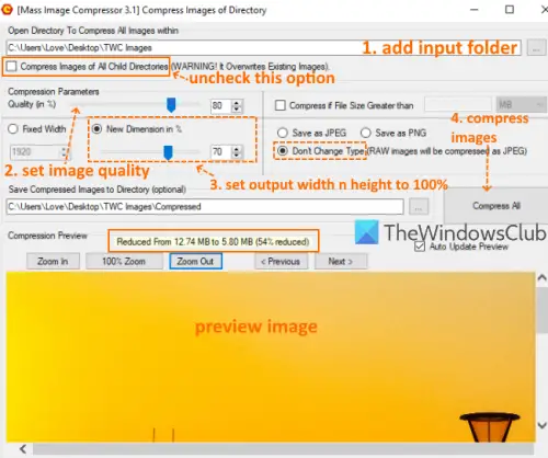 windows 10 image compression software