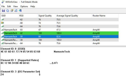 measure wifi signal strength ios