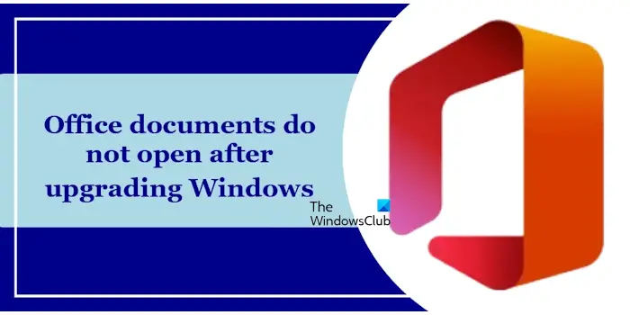 Office documents do not open