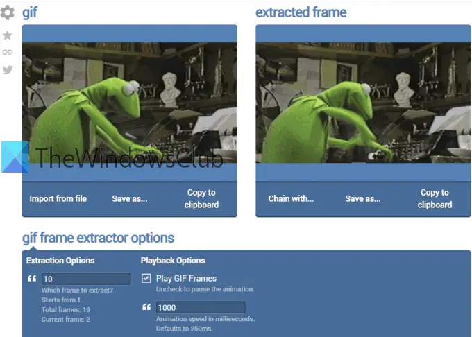 Split Animated GIF into Several Frames Online&Software