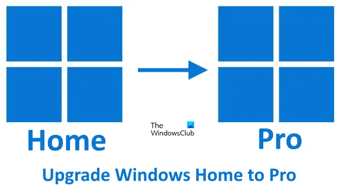 Upgrade Windows Home to Pro