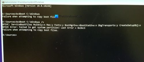 Планшет пишет booting failed