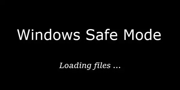 Windows Safe Mode stuck