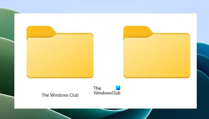 create blank folder names in Windows