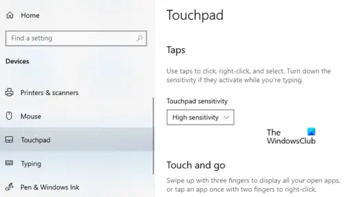 how-to-change-touchpad-sensitivity-in-windows-11-10