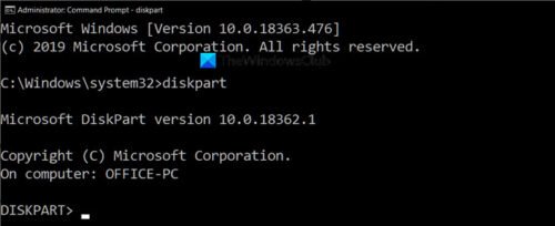 windows 10 list hard drives command prompt