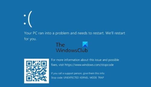 Ошибка unexpected kernel mode trap windows 8