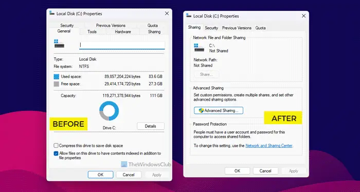 How to add or remove Hardware tab in Drive Properties in Windows 11/10