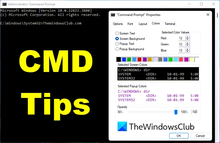 Command Prompt Tips