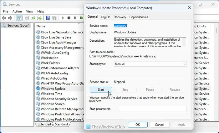 Fix Windows Update Error 0x8024a206 in Windows 11/10