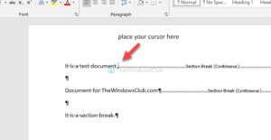 How to remove all section breaks in Word at once