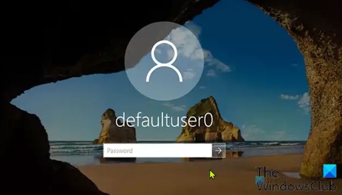How to remove Defaultuser0 password on Windows 11/10