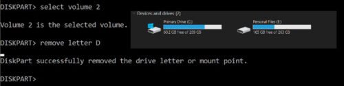 how to format my hard drive from command prompt