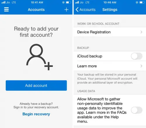ms authenticator move to new phone