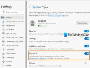 Disable Or Enable Suggested Passwords In Microsoft Edge Browser