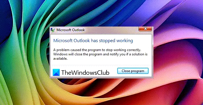 Business Contact Manager crashes Outlook