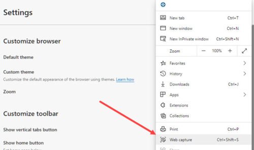 How to use Web Capture in Microsoft Edge on Windows 11/10