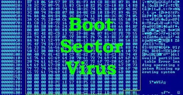 What is a Boot Sector Virus and how to prevent or remove them  - 27