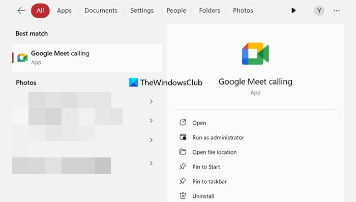 install Google Meet or Duo on Windows 