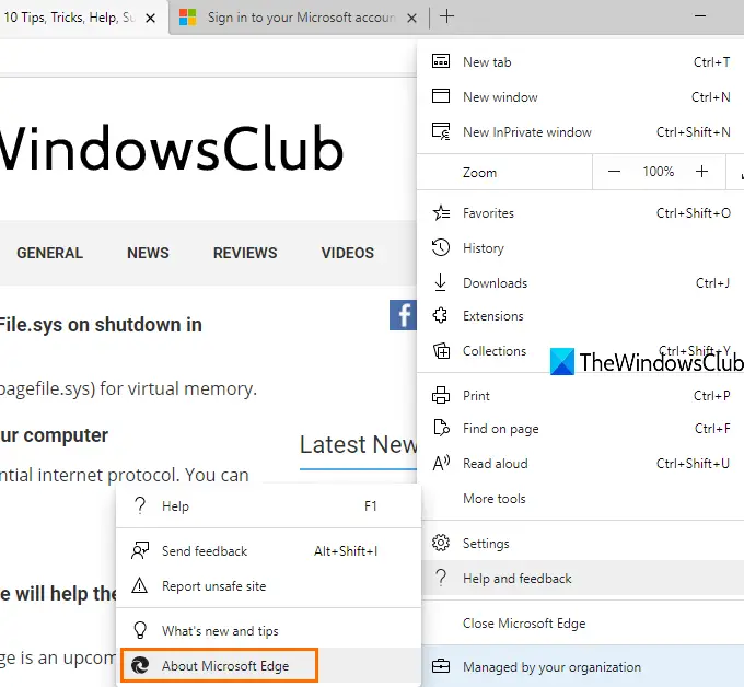 how to update edge browser