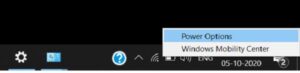 battery notifier always blinking in windows 10