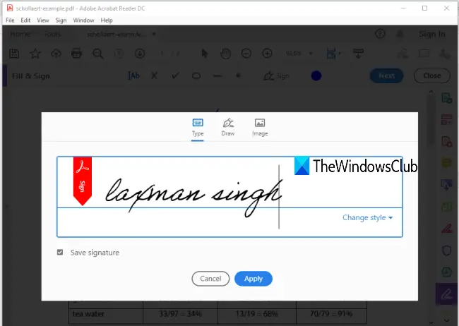 Solved: Unable to remove signature from Fill & Sign - Adobe