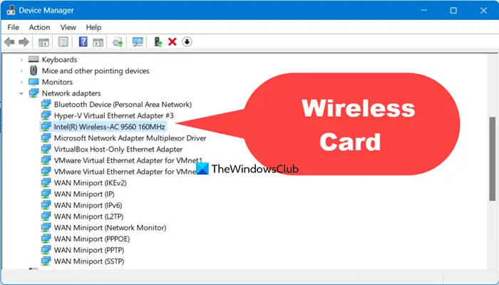 find out which Wireless Card is present in your laptop