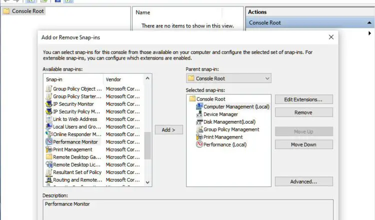 Microsoft Management Console MMC