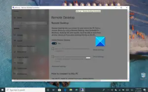 microsoft remote desktop assistant windows 10