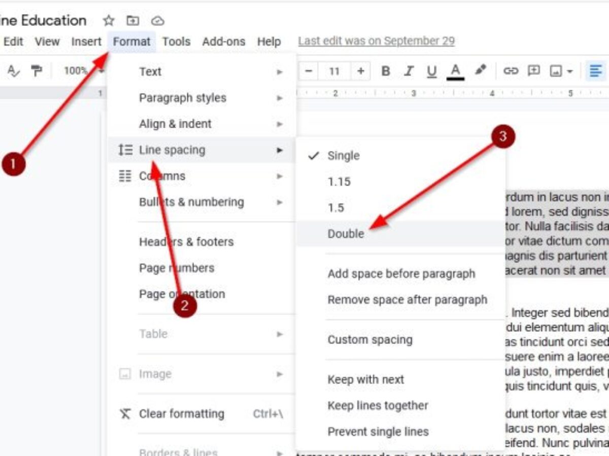 How To Double Space In Google Docs