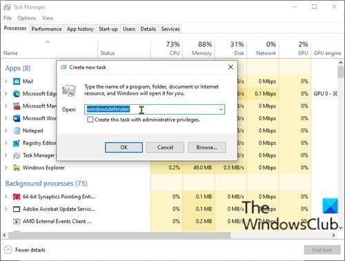 security task manager review windows 10