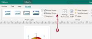 Add, Move And Modify Image Or Picture In Microsoft Publisher