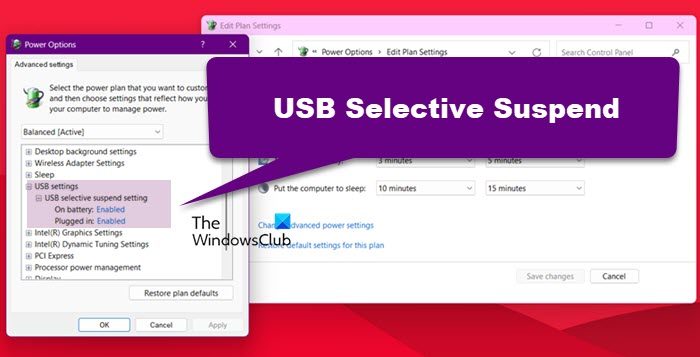 USB Selective Suspend feature