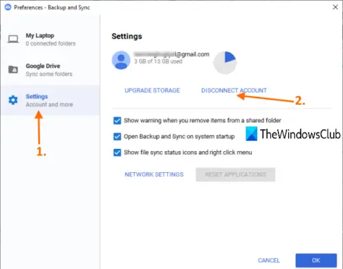 move google drive folder windows 10