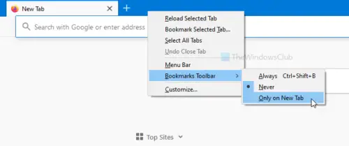 firefox open multiple tabs with one bookmark