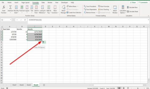 How to use EDATE and EOMONTH Functions in Excel