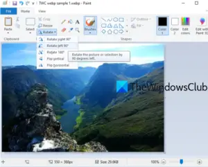 windows 10 video rotate and save